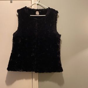 Ladies plush vest